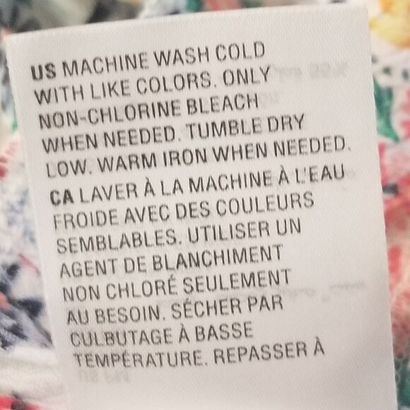 Style & Co PM Petite Dress Maxi Crinkle Floral On/off Shoulder Cottagecore BOHO - Picture 8 of 10